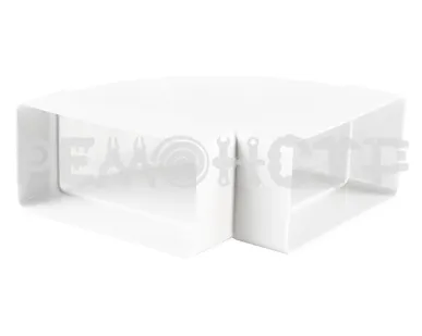 фото Колено горизонтальное 60*204мм ВЕНТС 8281 90гр (1/12) П