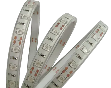 фото Светодиодная Лента герметичная 3528, 12V 120 диодов IP68 Теплый белый