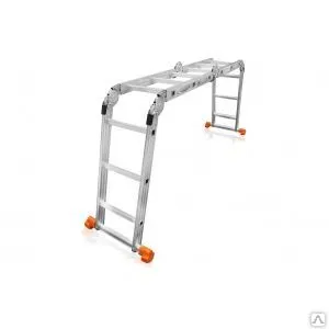 Фото №0 Универсальная лестница-трансформер эйфель классик 4х3