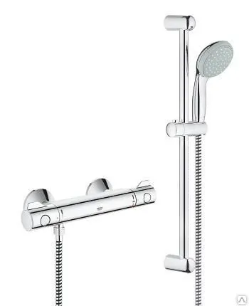 Фото №0 Grohe Grohtherm 800 34565000 Термостат для душа с душевым гарнитуром Grohe