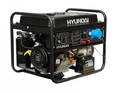 фото Бензиновый генератор Hyundai HHY 9000FE ATS + колеса