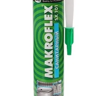 фото Герметик д/пистолета силиконовый MAKROFLEX SX 290мл бесцветный санитарный