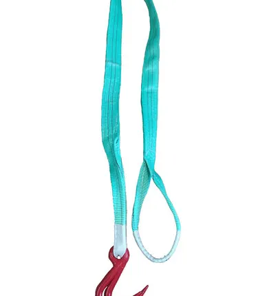 Фото №0 Строп текстильный 1,5 т. с крюками 50-60мм.L-2,7 м.