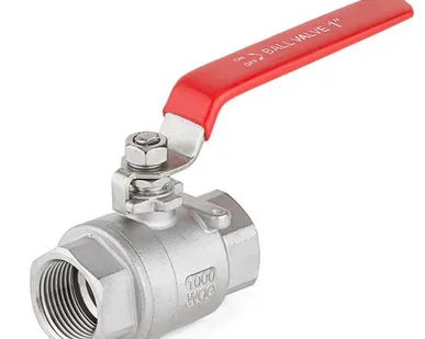 фото Кран шаровый нержавеющий муфтовый Ру 63 AISI 304