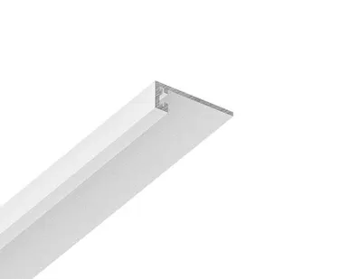 фото МП 20 – теневой, парящий плинтус (пог.м.) - Белый