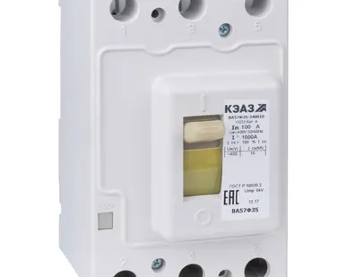 фото Выключатель автоматический 40А 400Im ВА57Ф35-340010 УХЛ3 400В AC КЭАЗ 109325