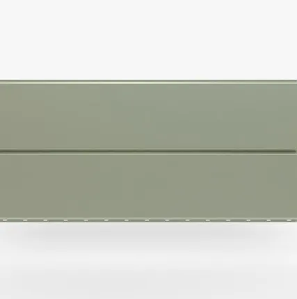 Фото №0 Сайдинг Металлический сайдинг «Евробрус» 0.47-0.50 мм RAL 9002, Дымка