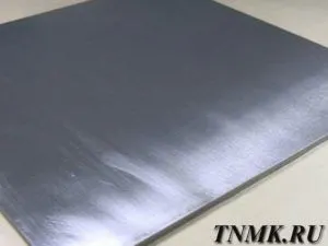 фото Лист вольфрамовый 1 мм СВИ