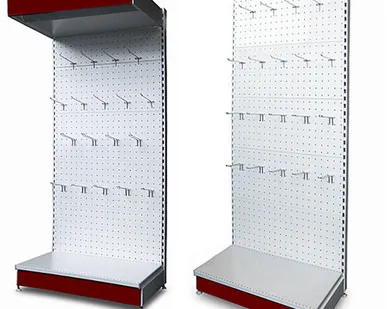 фото Стеллаж торговый с перфорацией