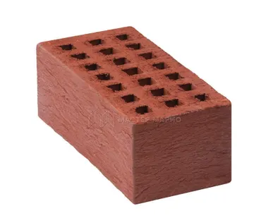 фото Кирпич лицевой керамический «Терракотовый» «Круглянский сланец» пустотелый утолщенный
