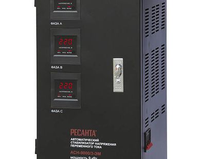фото Стабилизатор напряжения трехфазный АСН-9000/3-ЭМ