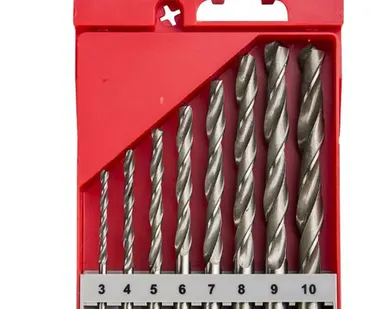 фото НАБОР СВЕРЛ ПО МЕТАЛЛУ 8ШТ