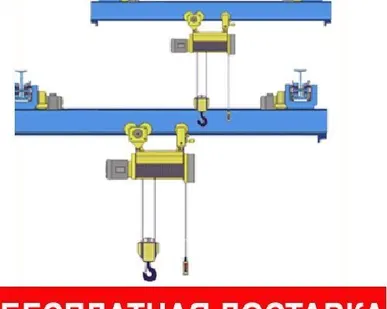 фото Кран мостовой опорный, подвесной г/п до 50т, пролет крана до 28,5м