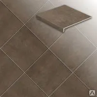 фото Напольная клинкерная плитка и ступени Asar 640 maro