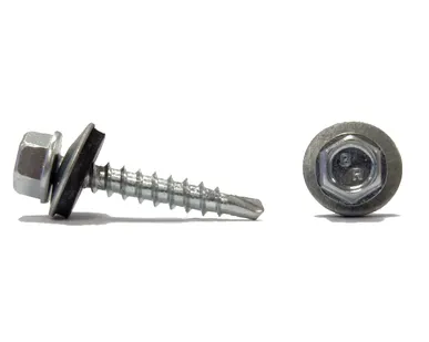 фото Саморез кровельный 6,3х38 оцинкованный (100ф), поштучно