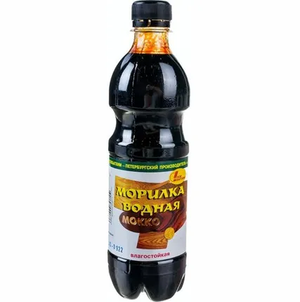 Фото №0 Морилка водная Мокко 0,5л Новбытхим