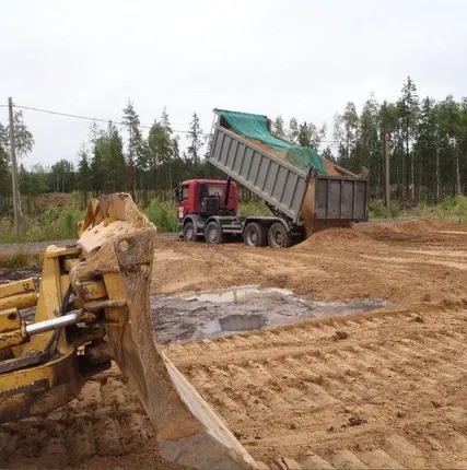 Фото №0 Отсыпка участка