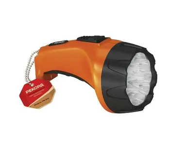 фото Фонарь аккумуляторный РЕКОРД РМ-0115 Orange светод