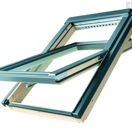 Фото №0 Деревянное мансардное окно FTP-V U3 55х78 см