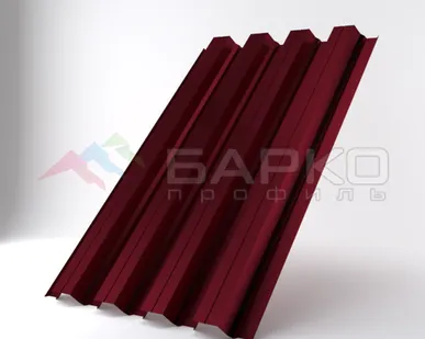 фото Профлист Н-75 -800мм(750 мм) Винно-красный RAL 3005 Полиэстер 0.7