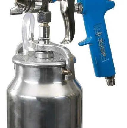 Фото №0 Пистолет ЗУБР "ЭКСПЕРТ" краскораспылительный, с нижним бачком 1000мл, расхо