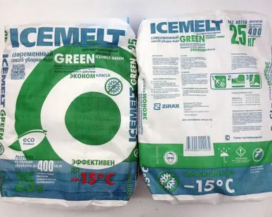 фото Противоледный реагент Айсмелт Грин (-15)