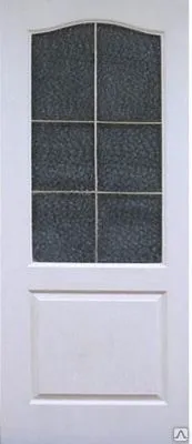 Фото №0 Дверное полотно "Канадка" со стеклом и рамкой