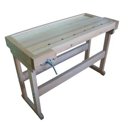 Фото №0 Верстак столярный «Школьный+» с усиленным подверстачьем бук + сосна