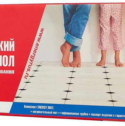 Фото №0 Нагревательный мат, Energy, Mat 165 Вт/м2 670 Вт, 4.2 м2, 830х50 см, длина кабеля 8.4 м