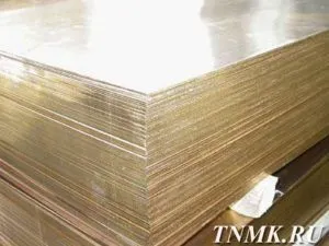 фото Лист бронзовый 12 мм БрОЦ4-3