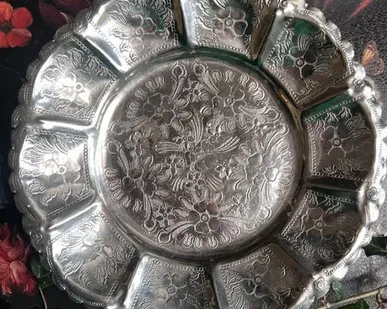 фото Блюдо на ножках сталь 20 см Франция