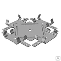 Фото №0 Соединитель профилей 1-уровневый П60х27 краб 0,9мм