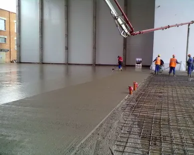 фото Заливка полов