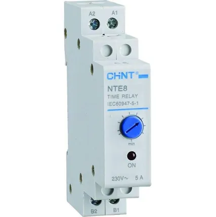 Фото №0 Реле времени NTE8-120B (задержка времени включения) 12-120с 1НО DC 24В (R) CHINT 258462
