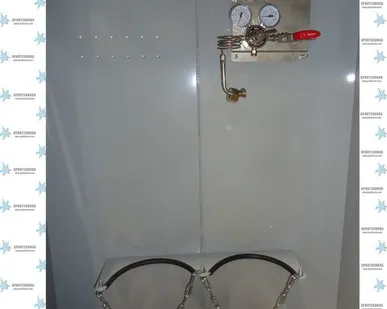 фото Рампа разрядная РНП-01 х 1 (инертные газы) в шкафу.