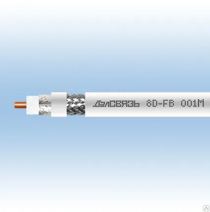 Фото №0 Кабель 8D-FB CCA (белый)