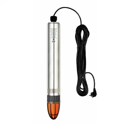 Фото №0 Насос скважинный "Водомет ПРОФ 55/75" (900 Вт, 55л/мин, напор до 75м, кабель 30м)