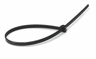 Фото №0 Хомут пластиковый 7,6x380 мм черный, Norma