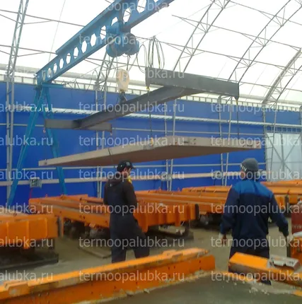 Фото №0 Вибро-металлоформы аэродромных плит ПАГ-14, ПАГ-18 с прогревом (водяные регистры)