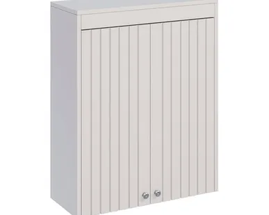 фото Шкаф Lemark ROMANCE 60 см подвесной, 2-х дверный, цвет корпуса, фасада: Белый глянец