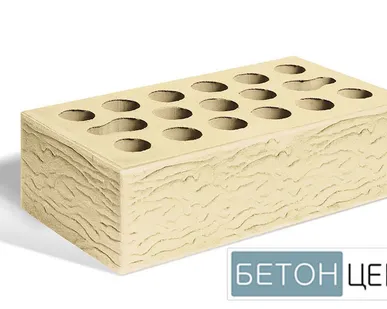 фото Кирпич облицовочный "пшеничное лето", рустик (1НФ) Керма