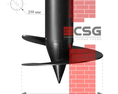 фото Свая винтовая СВСН-219/500/5500