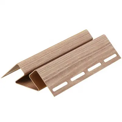 Фото №0 Профиль для сайдинга Docke LUX под дерево Внутренний угол Рябина