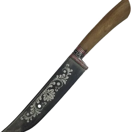 Фото №0 Нож АН Пчак, узор, рук.абрикос., ШХ-15