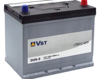 фото Аккумулятор VST Стандарт Азия D26-3 75 Ач о.п.