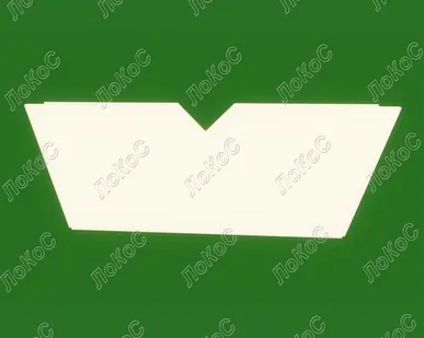 фото Полка остров 300мм, окрашенная, белая