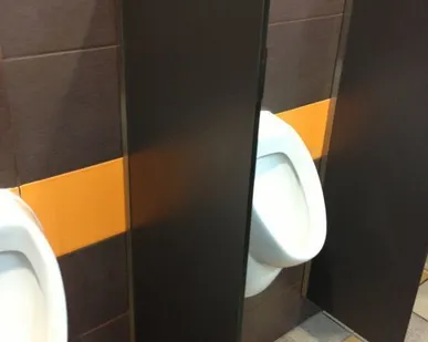 фото Писсуарные перегородка