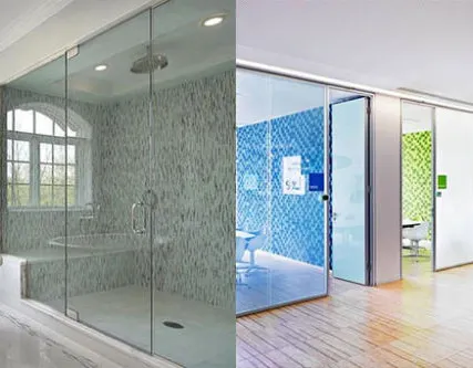 Фото №0 Стеклянные межкомнатные перегородки