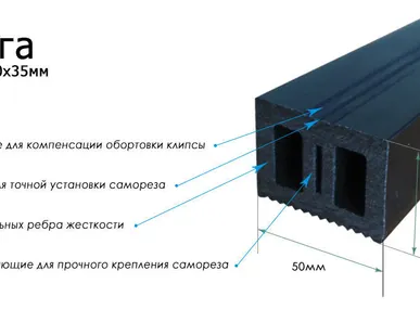 фото Лага монтажная для террасной доски в Орле