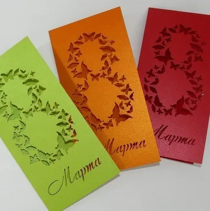 Фото №0 Лазерная резка бумаги или картона